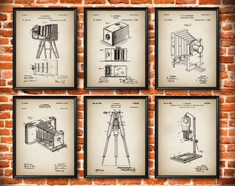 ZESTAW 6 FOTOGRAFII Plakaty artystyczne, Ilustracja patentowa fotografii, Sztuka fotograficzna, Wydruk artystyczny lub dekoracja ścienna na płótnie, Prezent dla fotografa - s66