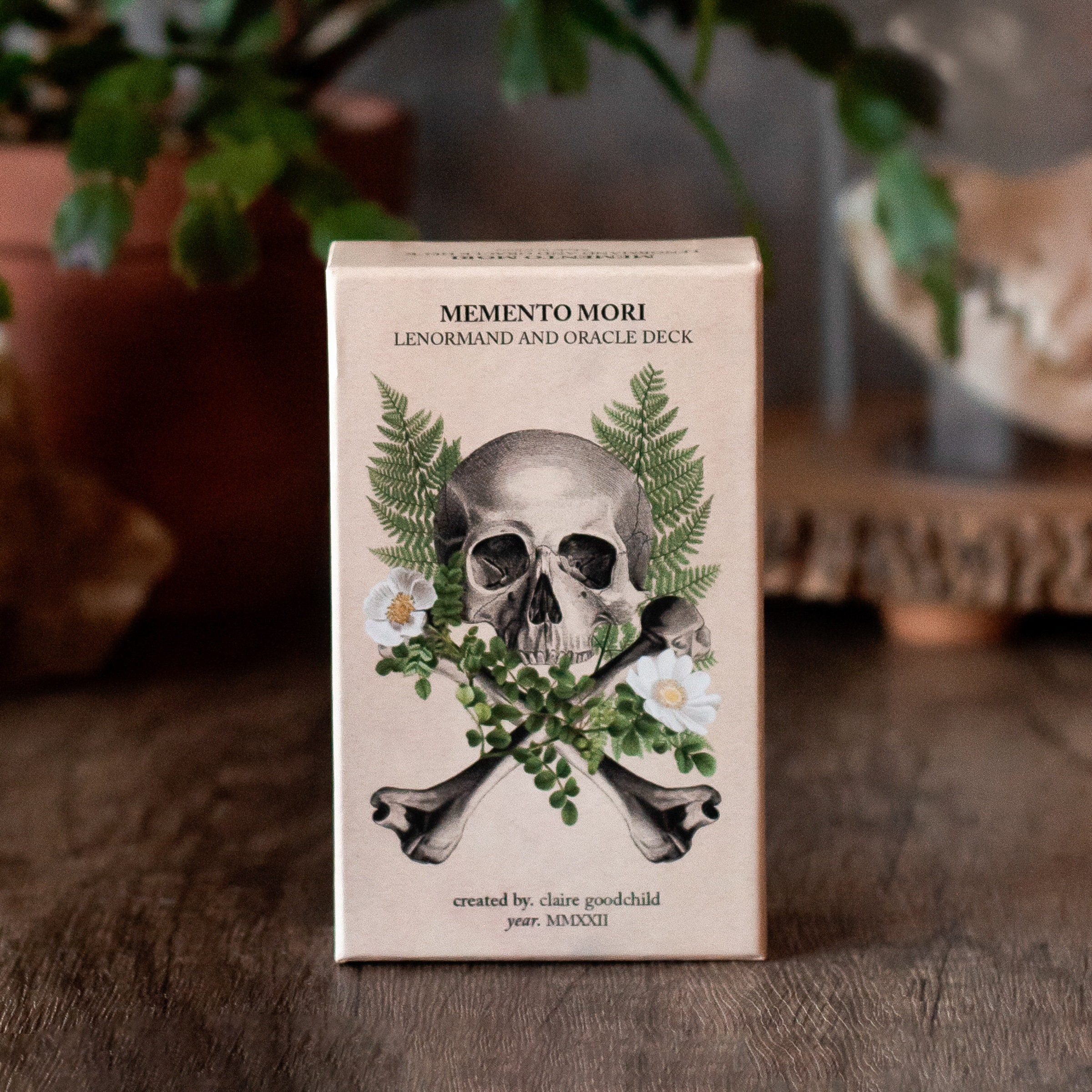 Memento Mori Oracle Deck, Lenormand Anatomy Divination Cards