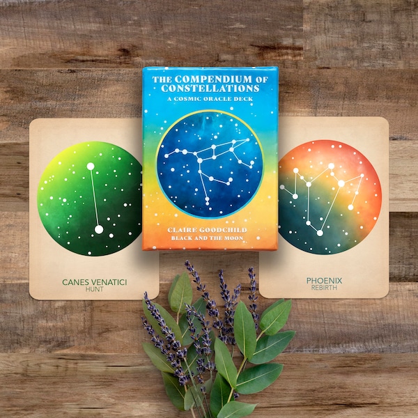 CLEARANCE Compendium of Constellations, Astrology Oracle, Oracle Deck, Constellation Oracle Deck, Astrology Tarot Deck, Tarot Deck