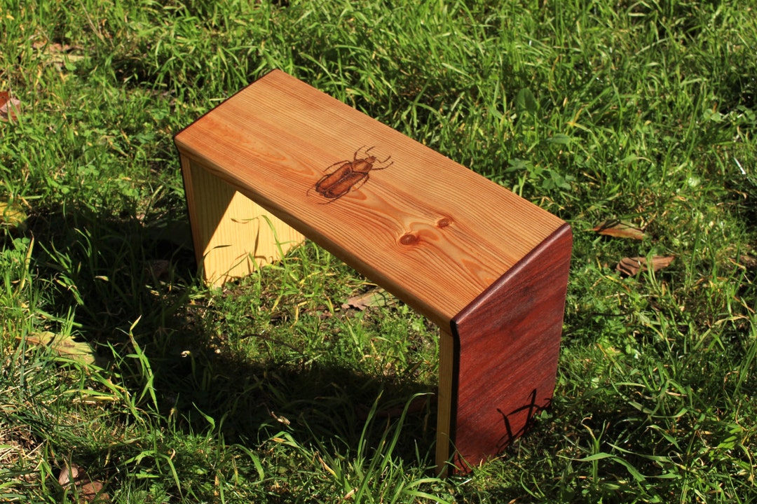 Meditation Stool. Meditation Yoga Bench. Wood Burn Bench. Wood Etsy