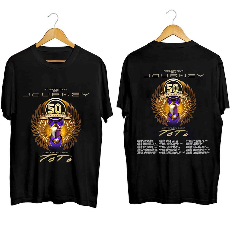 Journey Freedom Tour 2024 Shirt Journey With Toto 2024 Etsy