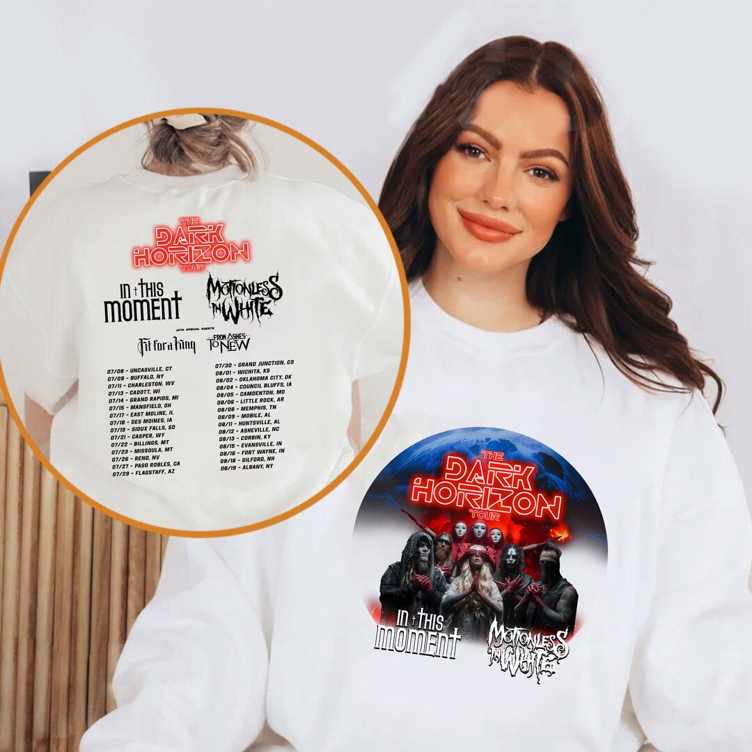 The Dark Horizon Tour Png Motionless in White in This Moment Etsy
