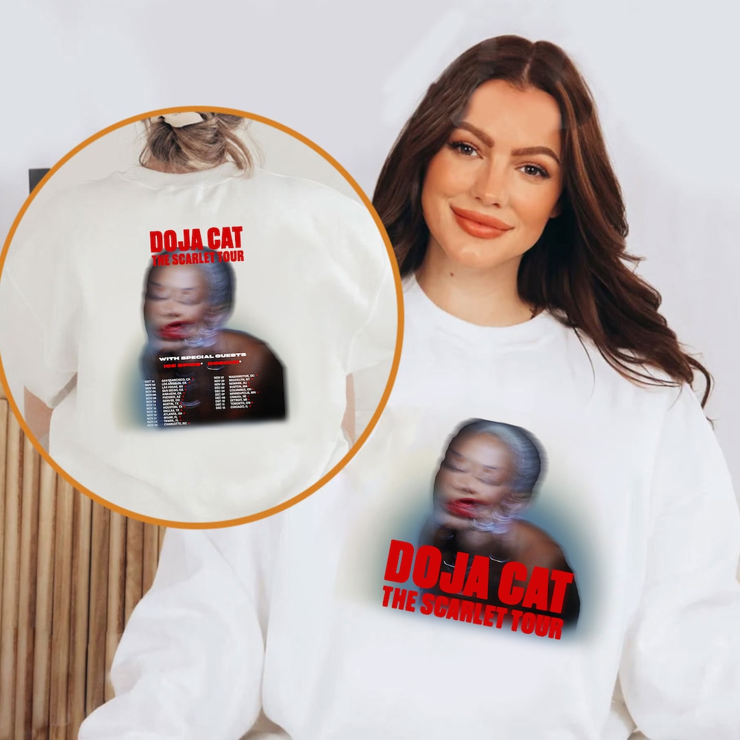 Doja Cat 2023 Concert Png Doja Cat the Scarlet Tour 2023 Png Etsy Australia