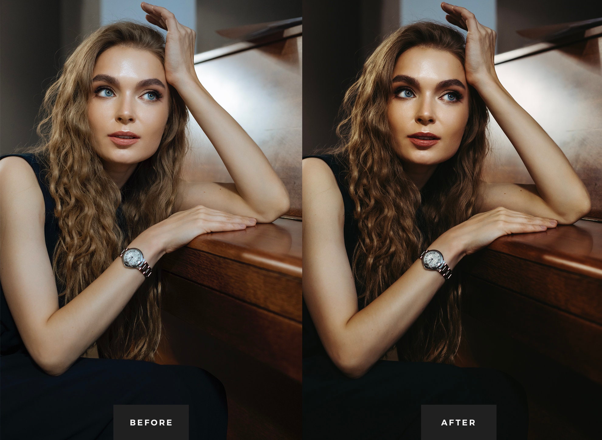 6 Pro Preset Studio Fashion LIGHTROOM PRESETS for desktop and mobile.