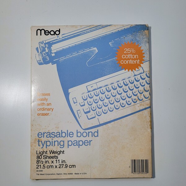 Bond Erasable Paper Etsy