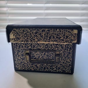 Vintage Weis Index Card Box, 1960's or Older