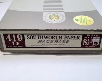 Southworth Racerase Cockle Finish 8.5x13" Paper, 10 Sheets, 25% Cotton Fiber