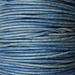 Natural Blue - 1mm Leather Cord per yard