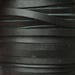 Black / 5mm Deertan Flat Leather Cord / leather by the yard / genuine leather / necklace cord / bracelet cord