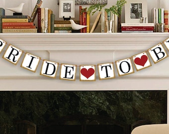 Bride To Be - Banner -  Sign - Garland - Bridal Shower - Wedding