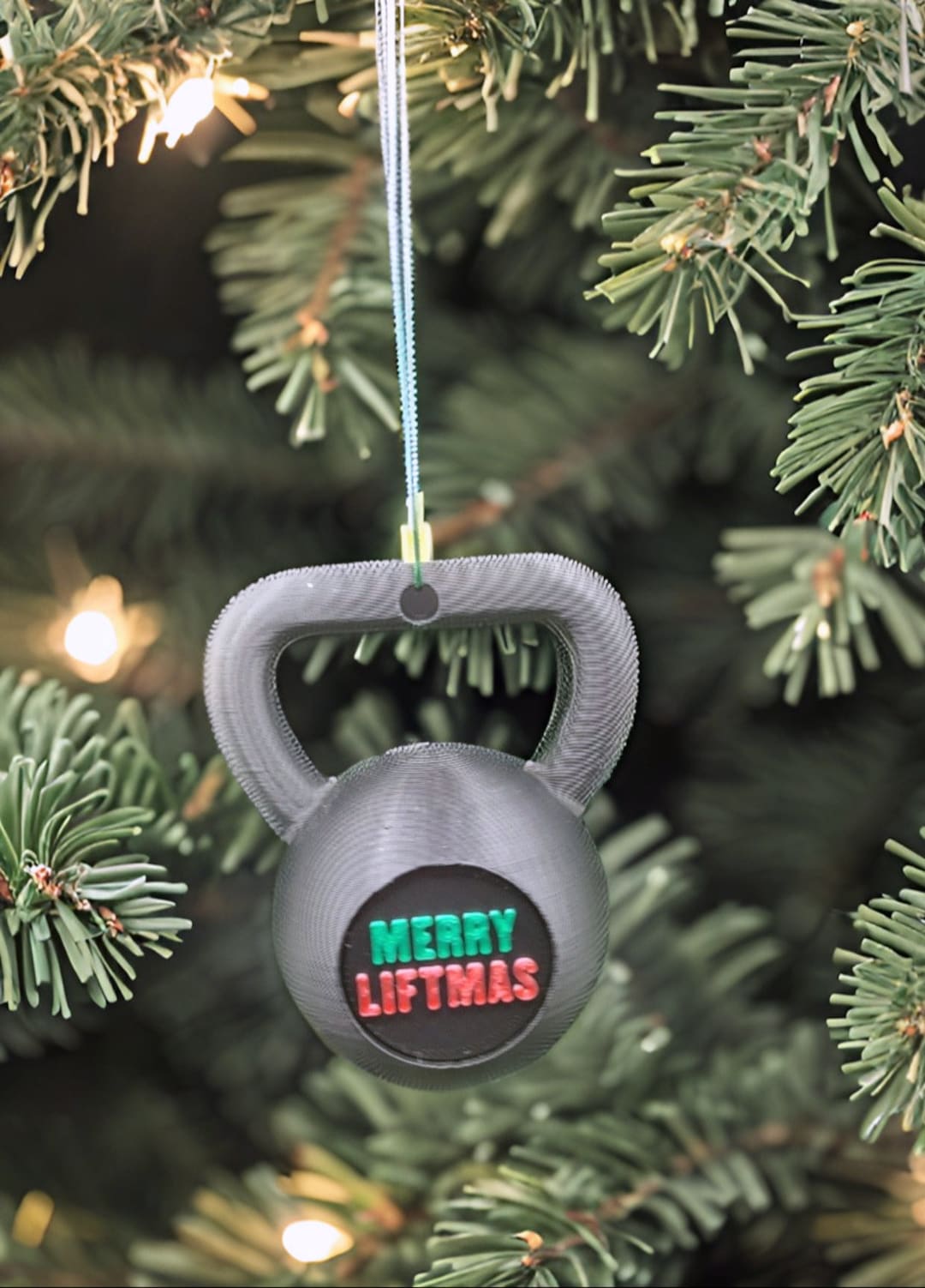 Customized Kettlebell Christmas Ornaments, Perfect for Gym Lovers ...