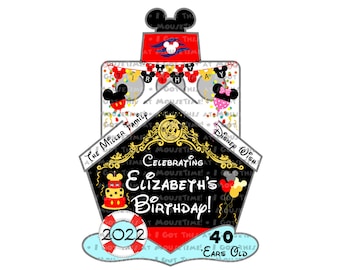 MAGNET Birthday Cruise Ship - Stateroom Door Magnet