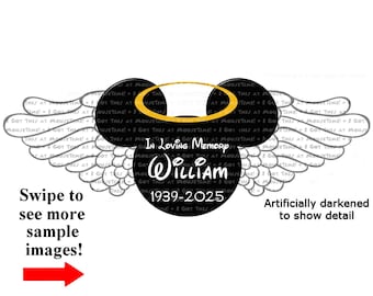 Angel Ears Mickey - Magnet OR Iron-On