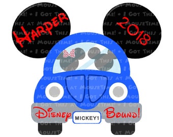 Disney Bound Ears - Color Options - Magnet OR Iron-On