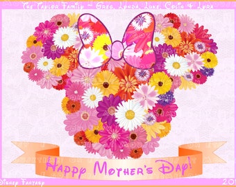 MAGNET - Mother's Day Multi-Color Bouquet XL Rectangle - Stateroom Door Magnet