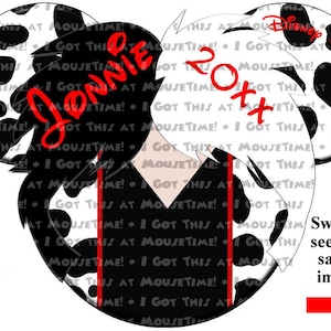 Cruella Deville Ears - Magnet OR Iron-On