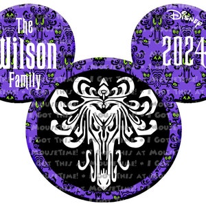 Haunted Mansion Foolish Mortal Ears - Magnet OR Iron-On