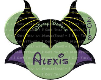 Maleficent Ears - Magnet OR Iron-On