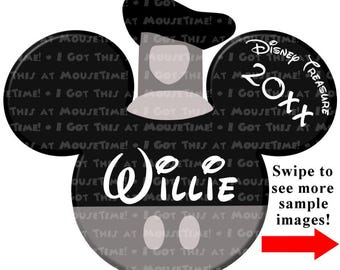 Steamboat Willie Ears - Magnet OR Iron-On