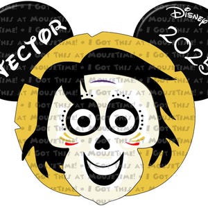 Hector Ears - Coco Themed - Magnet OR Iron-On