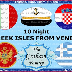 MAGNET Non-Disney Cruise XL Rectangle Magnet - Stateroom Door Magnet