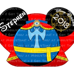 Doctor Strange Themed Ears - Magnet OR Iron-On