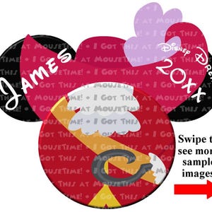 Captain Hook Ears - Magnet OR Iron-On