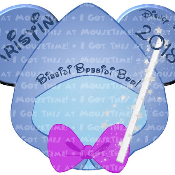 Fairy Godmother Ears - Magnet OR Iron-On