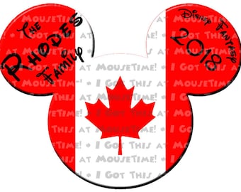 O Canada Ears - Magnet OR Iron-On