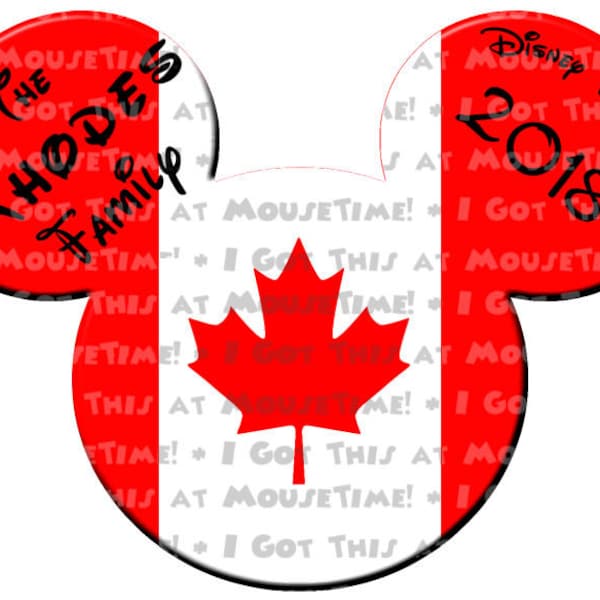 Orejas de O Canada - Imán o termoadhesivo