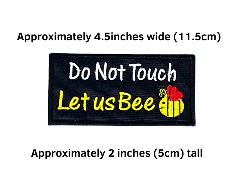 Do Not Touch Service Dog Patch Bee Lover Gift Backpack Etsy