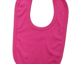 Unisex Bib baby Bib Pink Bib Colourful Baby Bibs Blue Bib Plain bibs for babies Plain Colour Bib coloured Bib