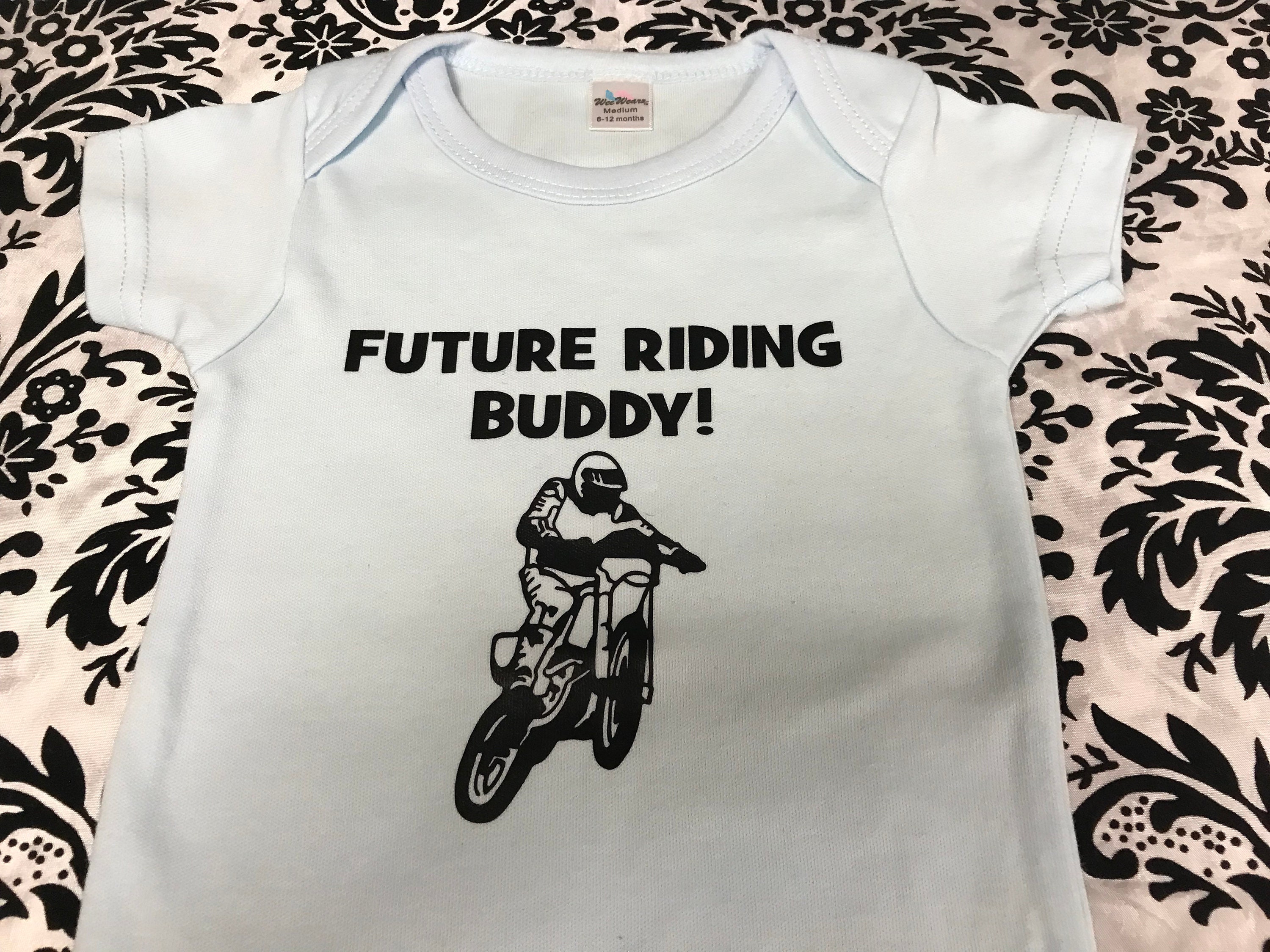 Motocross Dirt Bike Racing Mud Splatter Biker Graphic Baby One-Piece for  Sale by Artification