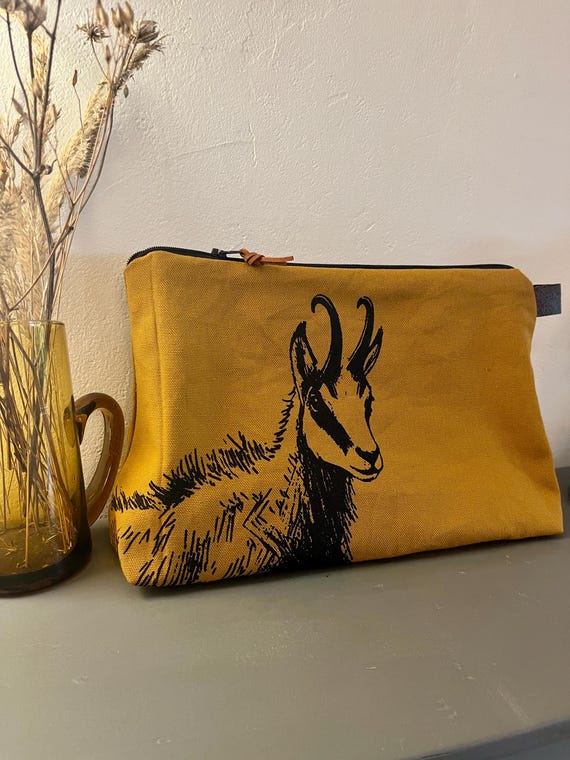 Large CHAMOIS toiletry bag
