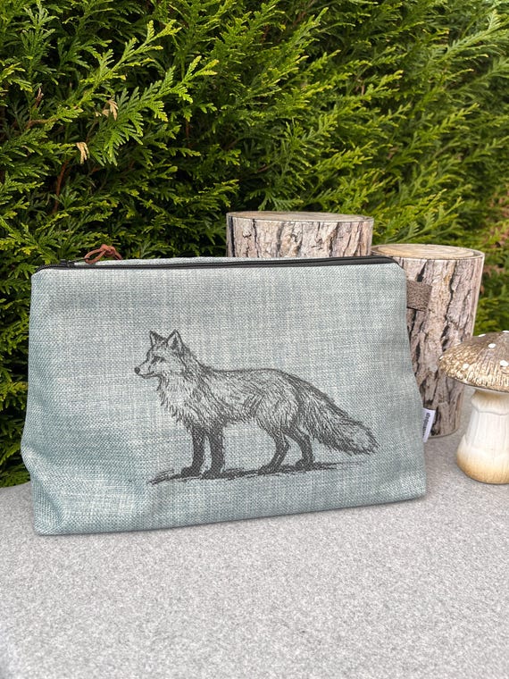 Large Fox Toiletry Bag