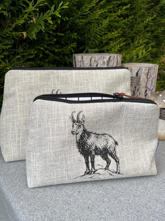 Large CHAMOIS toiletry bag