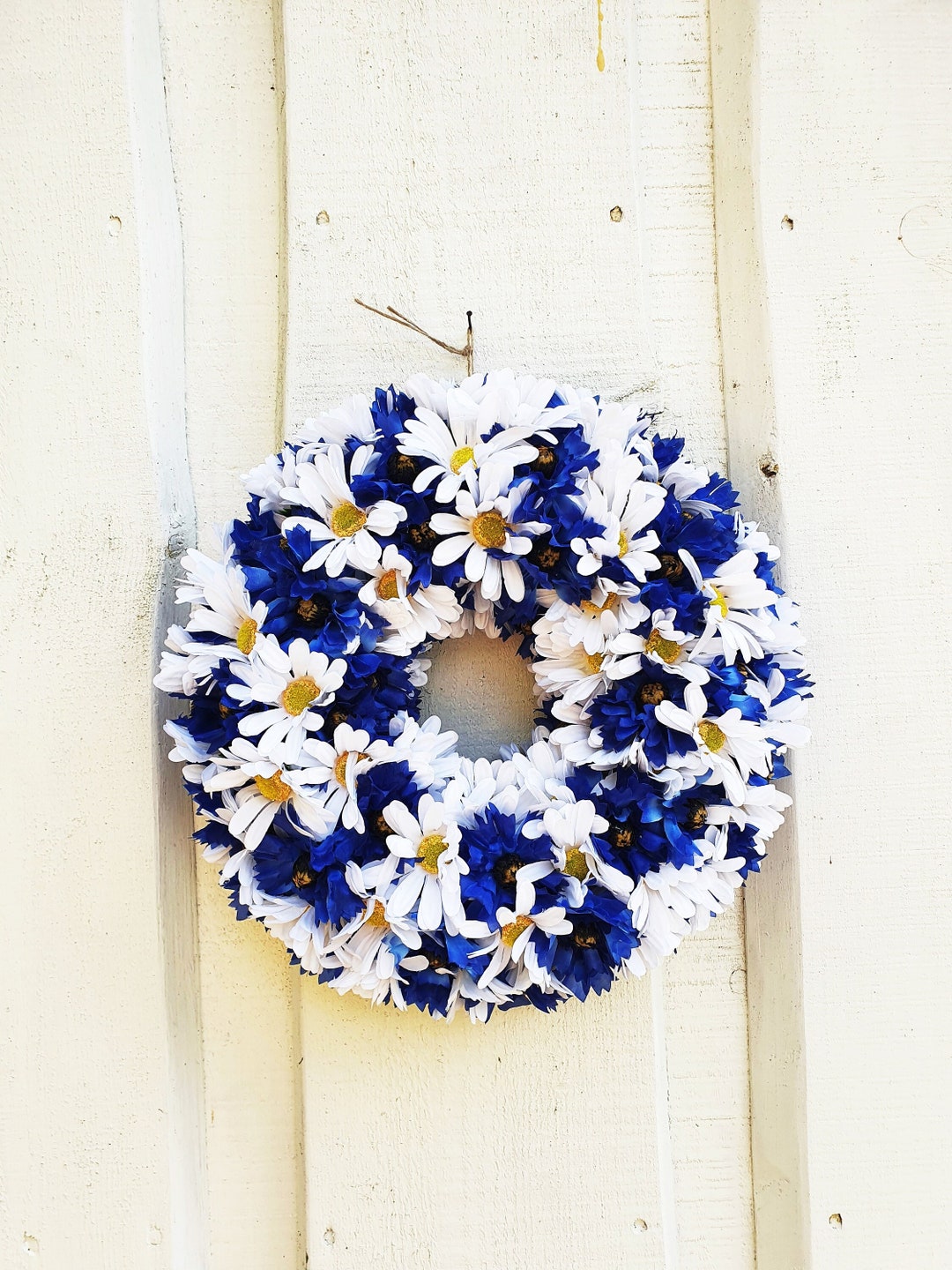 Threetols Fiocco A Righe Blu E Bianche Per Ghirlande – Decorazione Per Baby Shower, Porta, Casa E Feste - 2