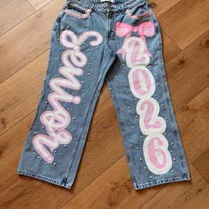 Painted Jeans, Game Day, Senior, College