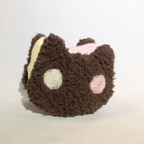 cookie cat plush toy