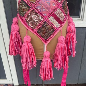 Pink Robe Belt With Tassels - Etsy display picture 1