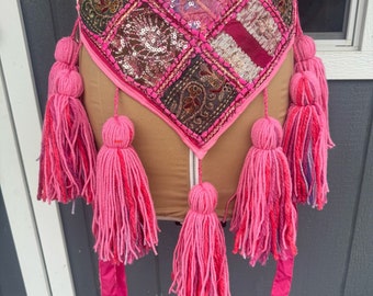 Tassel Belt Pink-2-C