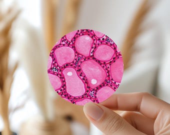 Pack d'autocollants d'art histologie mystère – Stickers pathologiques brillants faits main