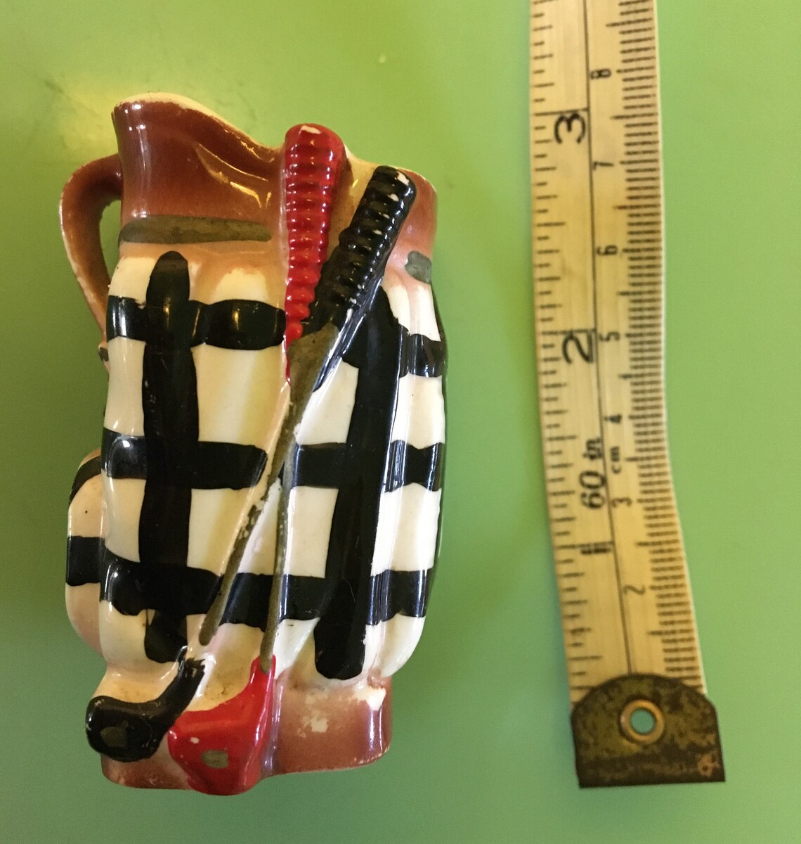 TOOTHPICK HOLDER Golf Bag Porcelain Ceramic 50s Vintage Retro Etsy