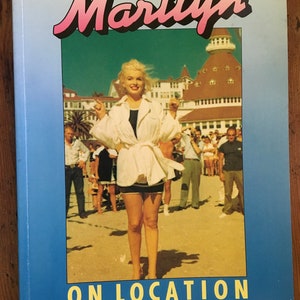 MARILYN ON LOCATION Bart Mills Large paperback