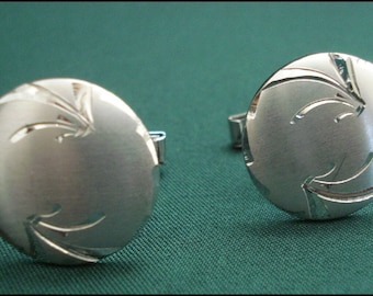 Vintage Sterling Silver Cuff Links - Collectible Retro Mens Jewelry - Accessories - FREE Shipping!