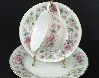 Noritake Nippon Trio Set - TOKI KAISHA c. 1940 - Cup, Saucer and Luncheon Plate - Tea Party!