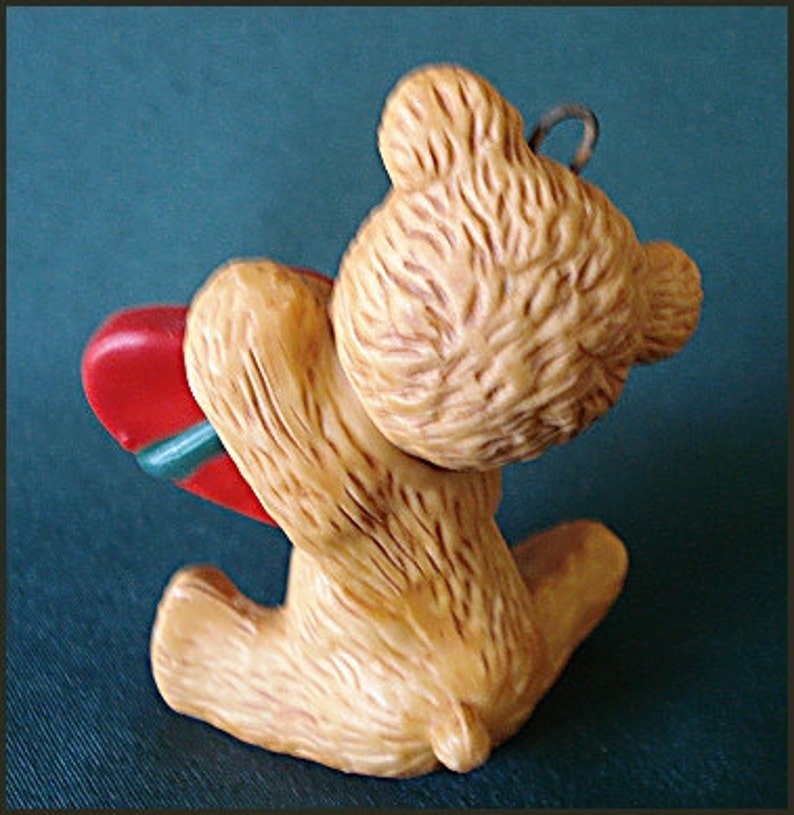 Hallmark Cinnamon Bear Porcelain Ornament 6 From the 1988 Etsy