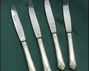 1950 "Starlight" Rogers Bros. Knives - One or More - Mid Century Vintage Flatware - IS Silverplate - Dining, Entertaining, Craft