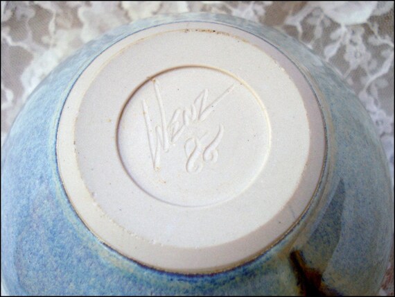 Studio Art Pottery Hand Thrown Pot By Greg Wenz Hand Made Etsy