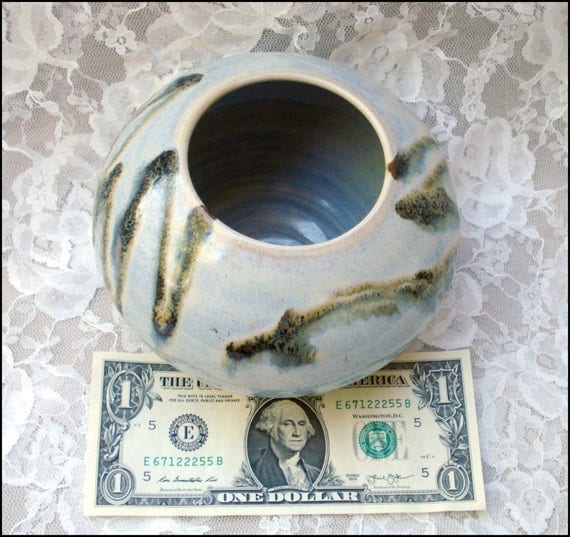 Studio Art Pottery Hand Thrown Pot By Greg Wenz Hand Made Etsy